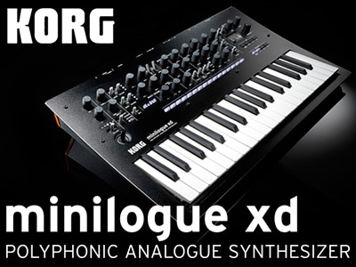 KORGアナログ・シンセサイザーminilogue xd登場！