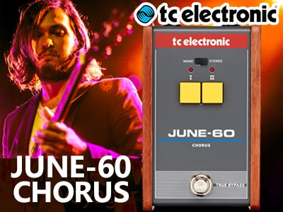 80年代のコーラスサウンドを再現したTC ELECTRONIC / JUNE-60 CHORUS発売開始