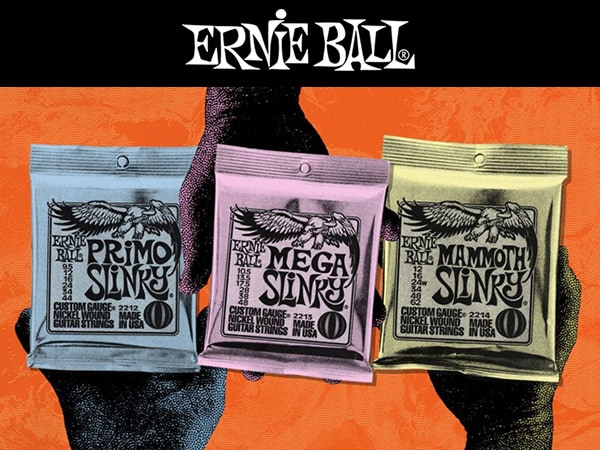 ERNIEBALL 定番のSlinkyシリーズに新商品が登場！