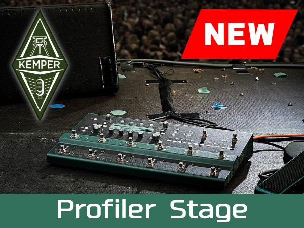 Kemper Profiling Amplifierフロアタイプ新製品 Profiler Stage登場！
