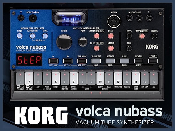KORGよりベースマシン "volca nubass" 登場！