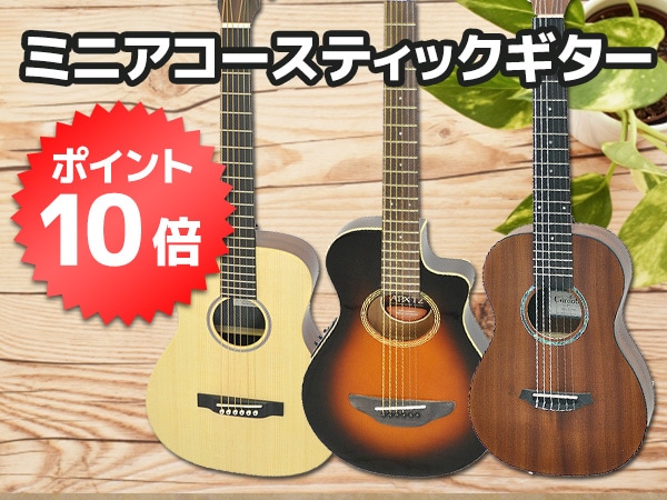 ミニアコースティックギター全商品ポイント10倍クーポン！ 
