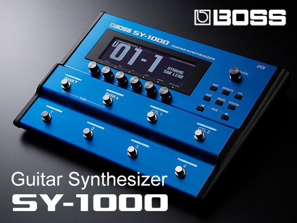 Latest BOSS "SY-1000" guitar synthesizer now available!