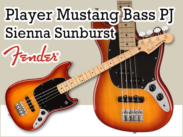 FENDERエレキベース Mustang PJ新登場！