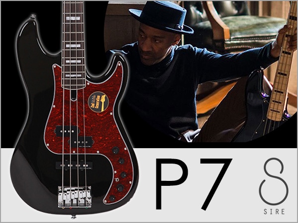 Sire / P7 PJ type electric bass supervised by Marcus Miller now available!