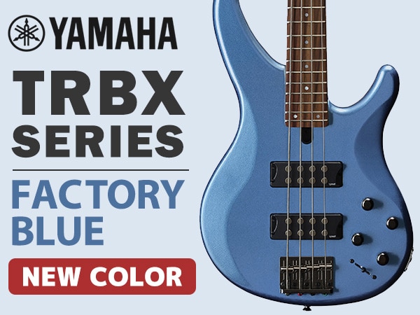 Yamaha electric bass TRBX series released in new color!