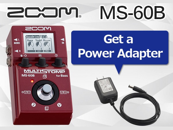 ZOOM MS-60B Bass Effects Pedal Special Campaign!