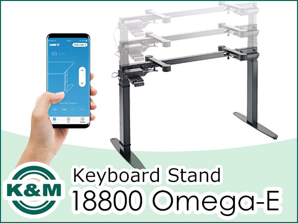K&M/18800 Omega-E electric keyboard stand limited-time-only special price!