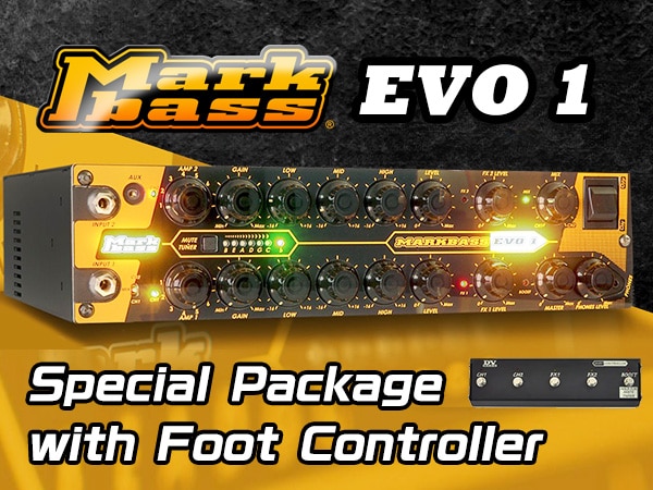 [Limited Quantity Offer] MARKBASS / EVO1 bass amplifier special package now on sale!