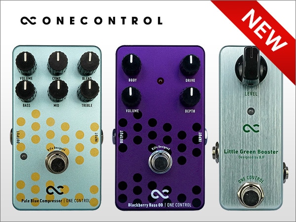 Three new products from One Control, supporters of the next-generation guitarist!