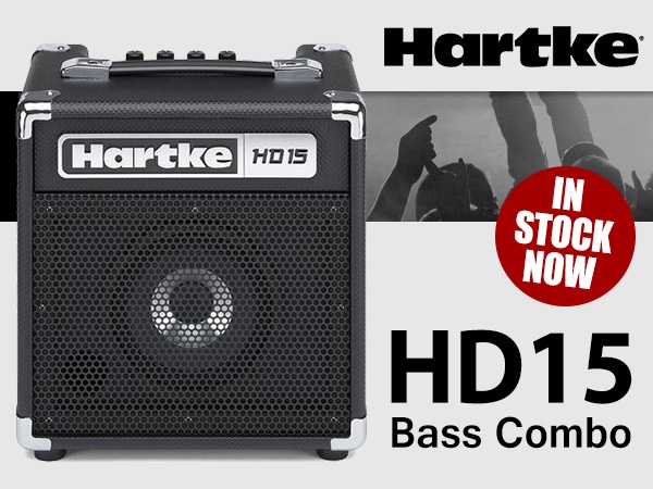 HARTKE / HD15 Bass Amp For Home Practice Now Available!
