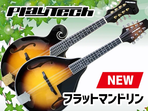 PLAYTECHのフラットマンドリン新製品！