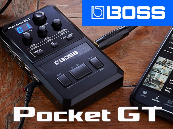 日々のギターライフが楽しくなる！BOSS / POCKET-GT待望の入荷！