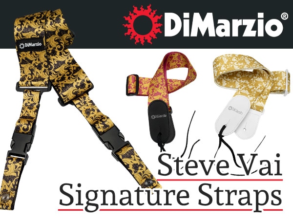 [New product] Steve Vai's new signature straps from DiMarzio!
