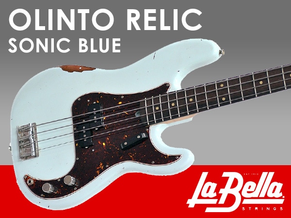 楽器弦メーカーLa Bellaより、ベース Olinto Relic入荷！