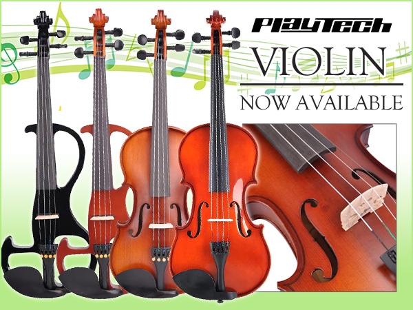Playtech violins now available