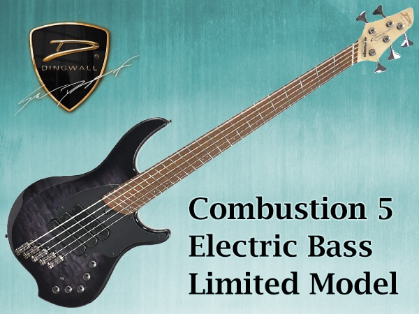 Popular DINGWALL / Combustion 5 electric bass limited model arrival!