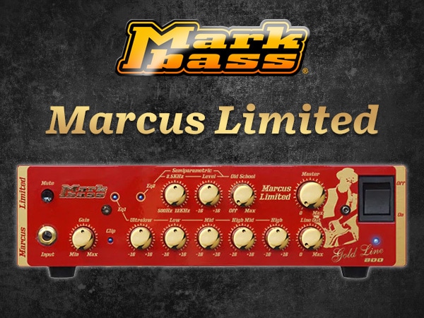 50% off sale! MARKBASS/Marcus Limited Bass amp now available!