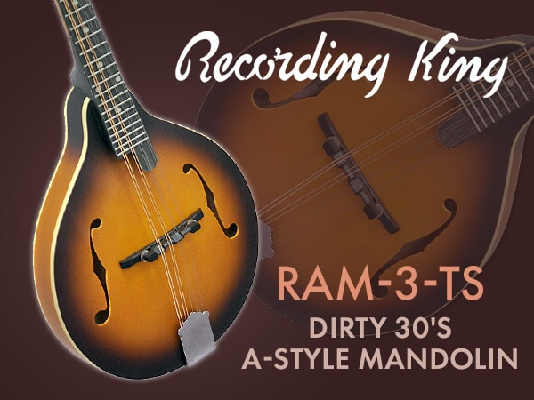 Recording King's Flat Mandolin has arrived!