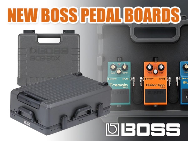 [New product] NEW BOSS pedal boards to be released!