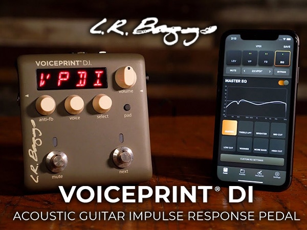 iPhoneで愛機のIRを作成！アコギ用ペダルVoiceprint DI発表！