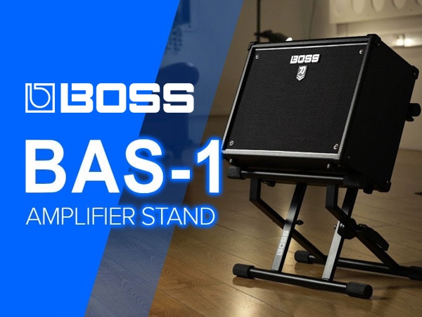 【新製品】BOSSより折り畳み式コンボアンプ用スタンド新登場！