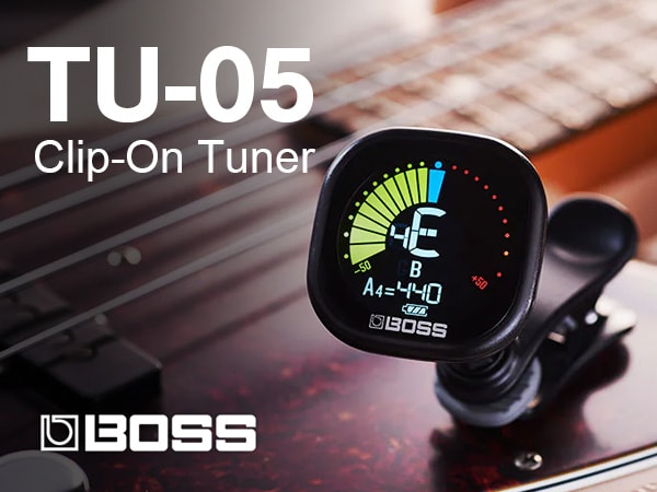 [New product] BOSS Larger Color Display Clip Tuner Now Released!