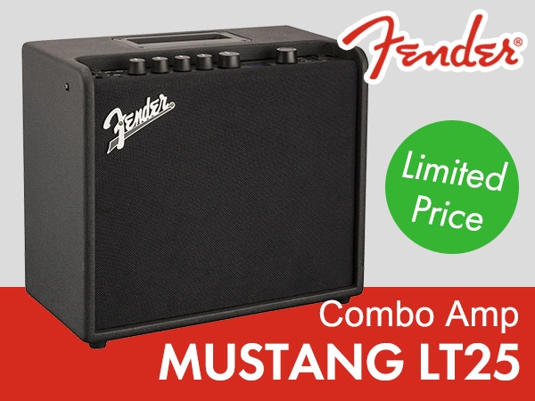[Limited quantity] FENDER combo amp ideal for home practice now on sale!