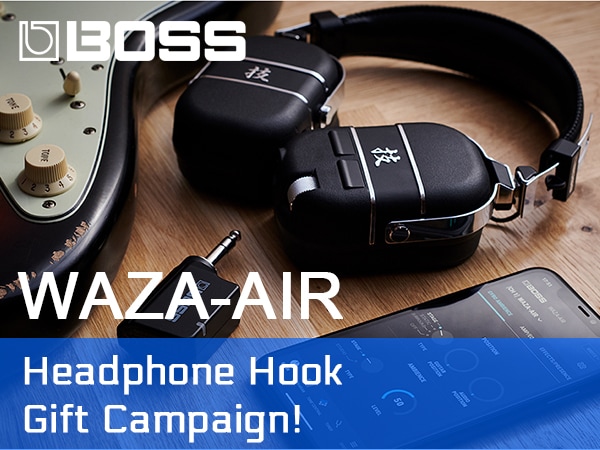 [Limited Quantity! ] BOSS / WAZA-AIR Headphone Hook Gift Campaign!