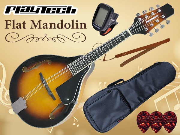 Flat Mandolin And Soft Case Sets Now Available！