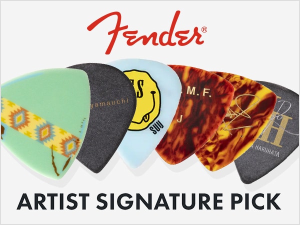 Fender Artist Signature Pick新登場！