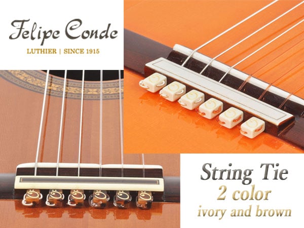 String Ties for Easy Classical Guitar String Replacing Now Available