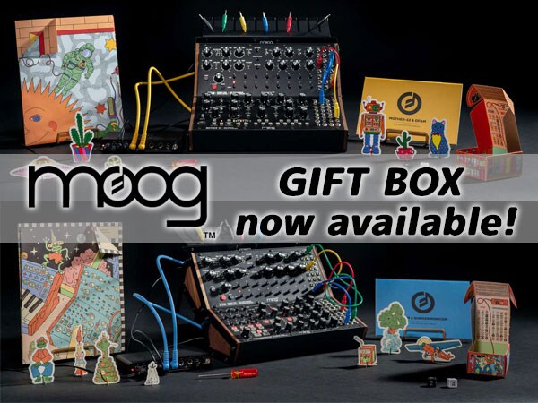 The popular semi-modular synth MOOG / GIFT BOX is now available!