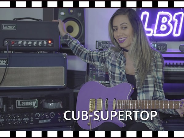 Ibanez Endorser Guitarist Lari Basilio Reviewing Laney CUB SUPER TOP!