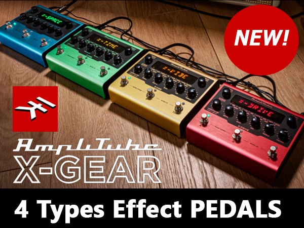 Four new effect pedals from IK MULTIMEDIA!
