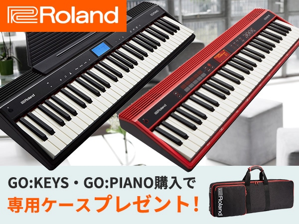 Roland / GO:KEYS・GO:PIANO購入で専用ケースプレゼント！