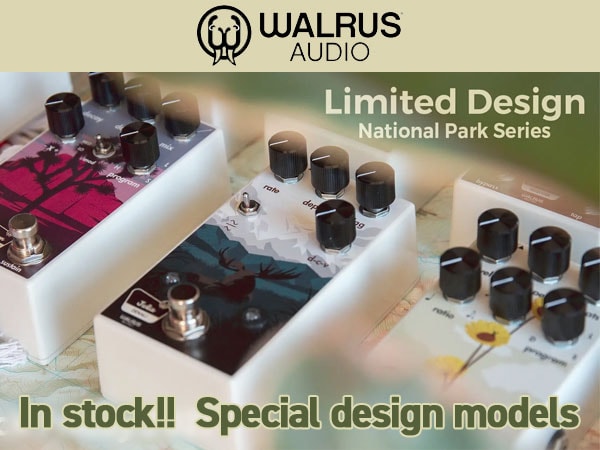 Special design models of Walrus Audio In stock!