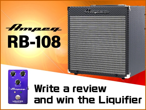 Write a review of Ampeg RB-108 and win the Liquifier!