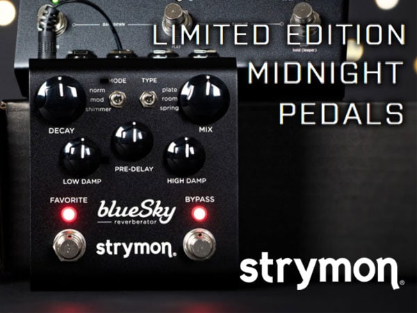 Strymon リバーブエフェクター BlueSky 限定ブラックカラー-