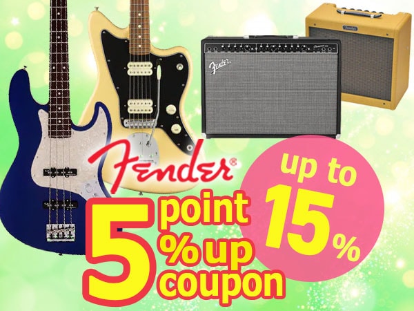FENDER popular product 5% point  up coupon!