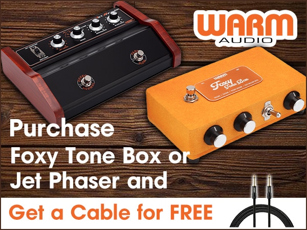 [Limited quantity] WARM AUDIO shielded cable will be presented!