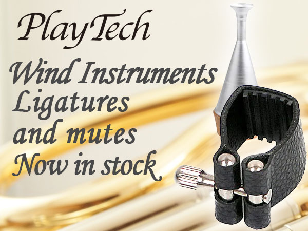 Ligatures and mutes in stock from PLAYTECH wind instrument