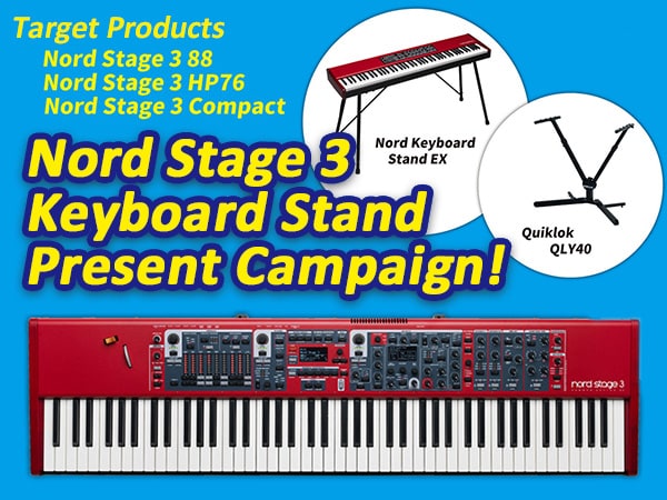 Nord Stage 3 Keyboard Stand Present Campaign!