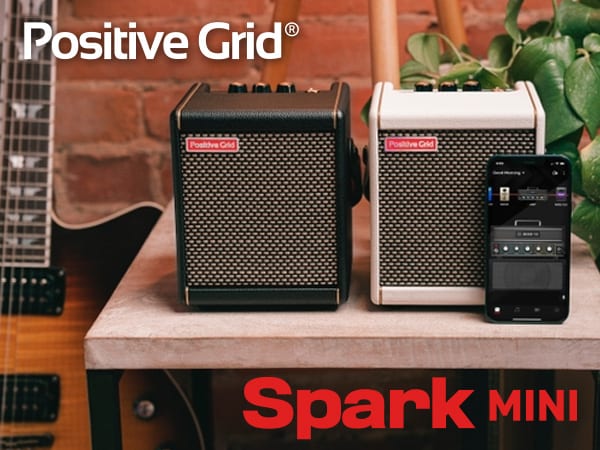 Positive Gridよりポータブル・ギターアンプ「Spark MINI」新登場！