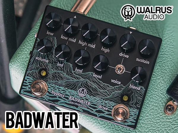 Walrus Audio Badwater bass ベース