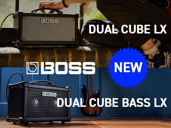 BOSSよりギター・ベースアンプ「DUAL CUBE」シリーズ新登場！
