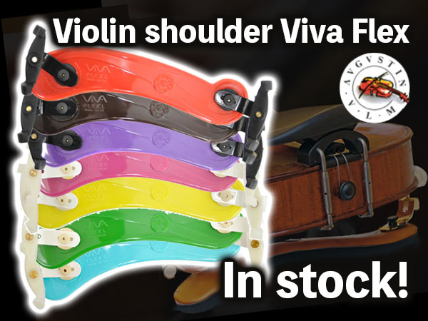 Violin shoulder rest Viva La Musica Viva Flex in stock!