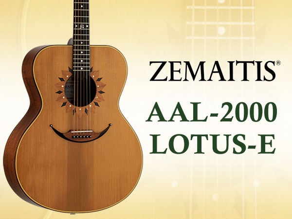 New Acoustic / Electric Guitars AAL-2000 LOTUS-E from ZEMAITIS!