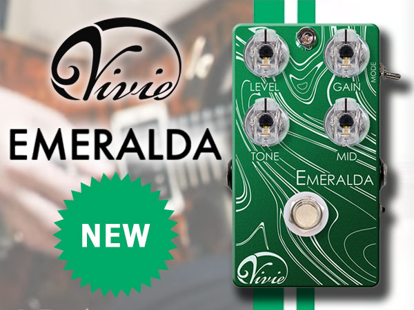 We are introducing the transparent overdrive EMERALDA from Vivie