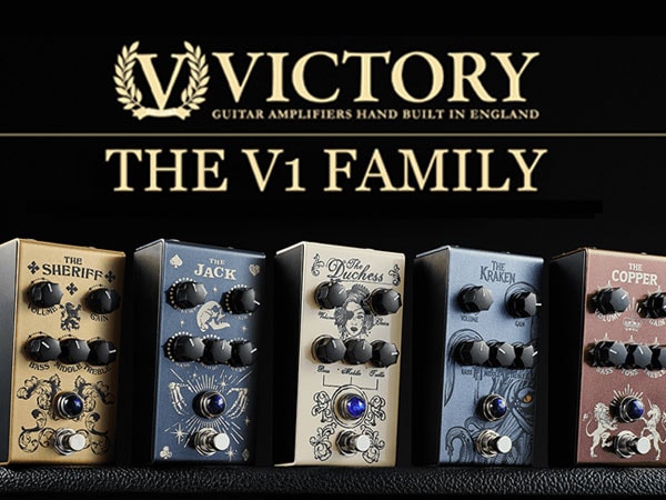Victory Ampsより1chペダルプリアンプ「V1シリーズ」新登場！